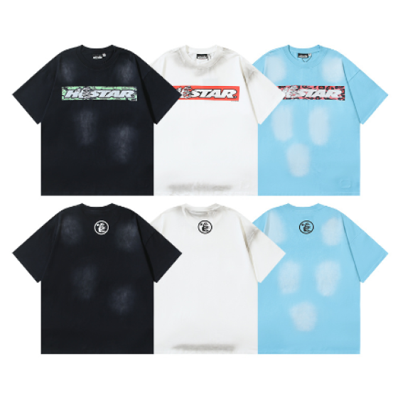 Hellstar Washed Print Short-Sleeve T-Shirt